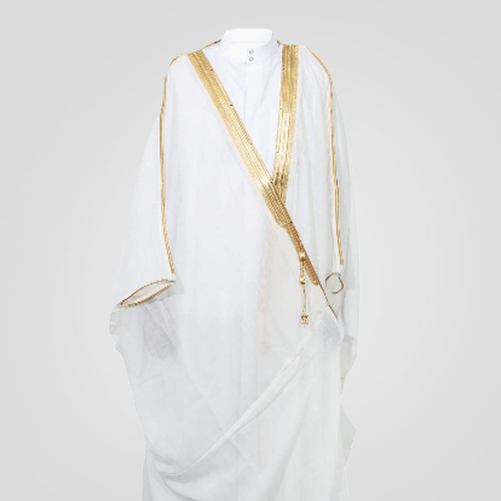 Beshit Summer Cotton 100% بشت صيفي ابيض قطن